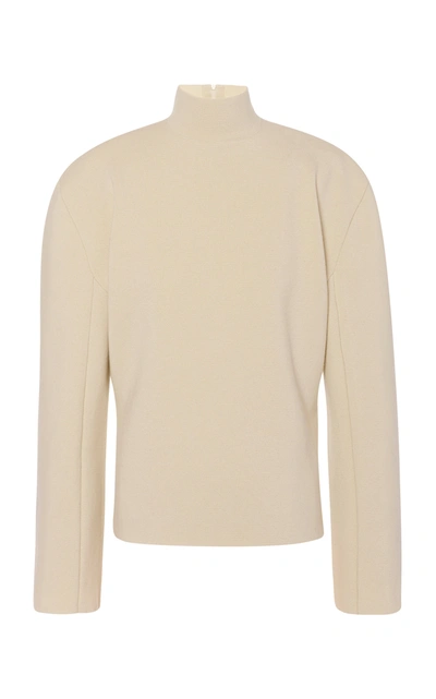 The Row Delara Cashmere Turtleneck Sweater In Yellow