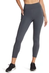 X By Gottex Core High Waist Side Pocket Leggings In Lead