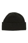 Portolano Cashmere Rib Hat In Green Menagerie