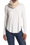 Portolano Cashmere Hood Scarf In Beige