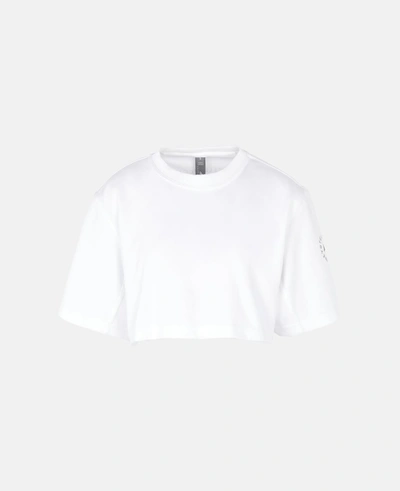 Stella Mccartney White Future Playground Crop T-shirt