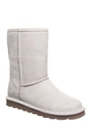 Bearpaw Elle Genuine Shearling Waterproof Boot In Winter Whi