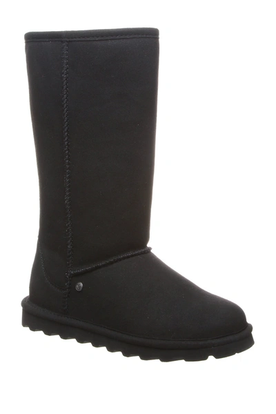 Bearpaw Elle Tall Vegan Faux Fur Lined Boot In Black Ii
