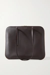 THE ROW SIAMESE LEATHER SHOULDER BAG