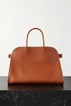 THE ROW MARGAUX 15 BUCKLED LEATHER TOTE