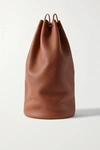 THE ROW MASSIMO TEXTURED-LEATHER BACKPACK