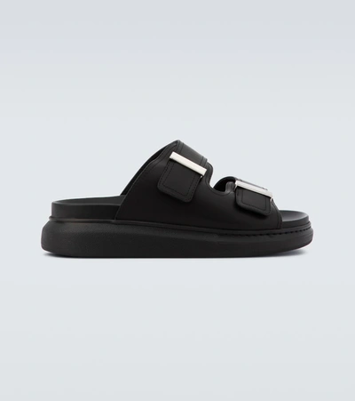 Alexander Mcqueen Alexander Mc Queen Hybrid Sandals In Black
