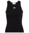 Marine Serre Moon Sleeveless Pullover In Black