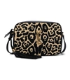 SAINT LAURENT LOU CAMERA LEOPARD-PRINT RAFFIA CROSSBODY BAG,P00533489