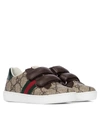 Gucci Ace Gg Supreme Canvas Sneakers In Brown