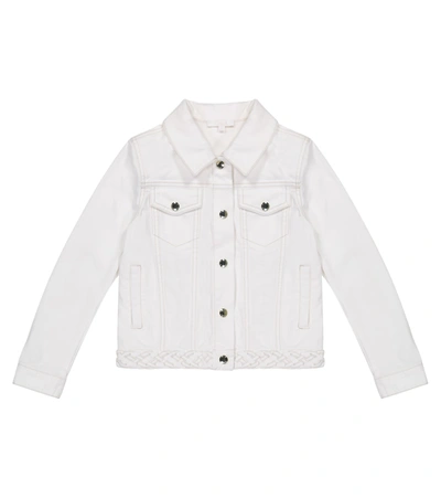 Chloé Kids' Jacket With Front Pockets In White