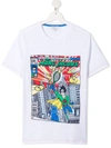 Marc Jacobs Teen Cartoon-print Cotton T-shirt In White