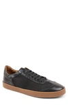 Bruno Magli Men's Bono Classic Sport Lace Up Sneakers Men's Shoes In Black Leather
