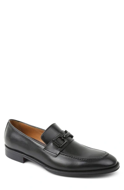 Bruno Magli Men's Alpha Classic Bit Ornament Loafers Men's Shoes In Black Calf