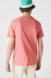 Lacoste Regular Fit V-neck T-shirt In Amaryllis