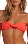 BILLABONG TANLINE LULU BANDEAU BIKINI TOP,ABJX300137