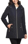 GALLERY QUILTED JACKET WITH REMOVABLE HOOD,814107M