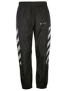 OFF-WHITE DIAG NYLON TRACK PANTS,11730742