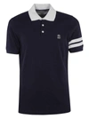 BRUNELLO CUCINELLI LOGO EMBROIDERED POLO SHIRT,11730733