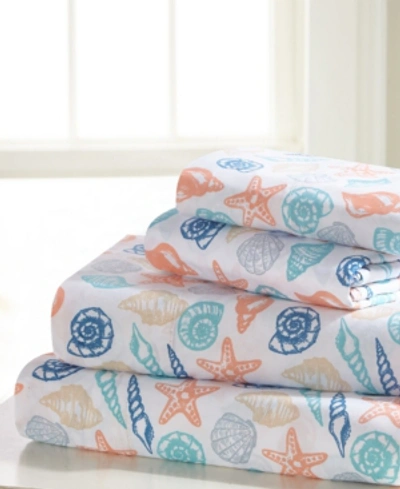 Universal Home Fashions Shells Twin Sheet Set Bedding In Multi