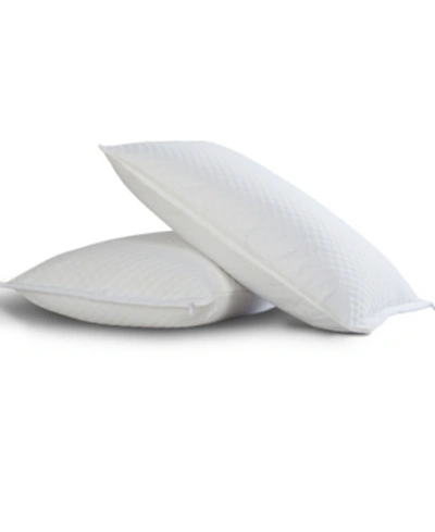All-in-one Easy Care Queen Pillow Protectors With Bed Bug Blocker 2-pack In White