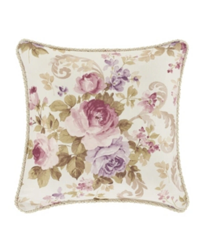 Royal Court Chambord Decorative Pillow, 16" X 16" In Lavender