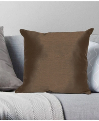 Universal Home Fashions Decorative Pillow, 18" X 18" In Brown