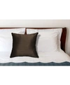 Universal Home Fashions Decorative Pillow, 18" X 18" In Dark Brown