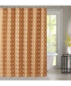 HARPER LANE MANDALA LATTICE SHOWER CURTAIN WITH 12 RINGS BEDDING