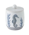 AVANTI CAICOS SEA TURTLES RESIN COVERED JAR