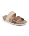 Cliffs By White Mountain Tahlie Slide Sandal In Tan Raffia