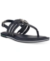 TOMMY HILFIGER WOMEN'S SHERLIE STRAPPY THONG SANDALS WOMEN'S SHOES