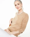 Charter Club Cashmere Sweater, In Regular And Petites, Created For Macy's In Heather Camel