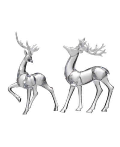 Ab Home Lovell Reindeer Accents, Set Of 2