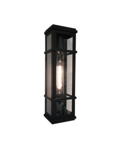 Artcraft Lighting Granger Square Outdoor Wall Light In Black