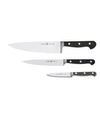 J.a. Henckels Classic 3 Piece Starter Knife Set In Black