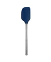 Tovolo Flex-core Stainless Steel Handled Spoonula, Silicone Spoon Spatula Head In Deep Indigo