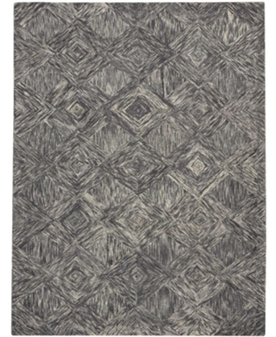 Nourison Interlock Lnk01 Charcoal 8' X 10'6" Area Rug