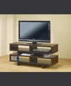 COASTER HOME FURNISHINGS CHAD TV CONSOLE WITH 5 OPEN STORAGE COMPARTMENTS