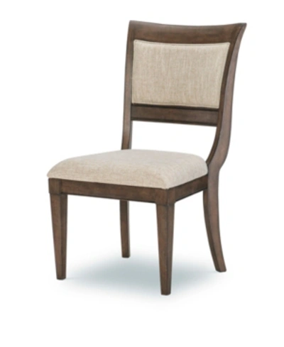 Furniture Stafford Side Chair, Created For Macy's In Rustic Cherry