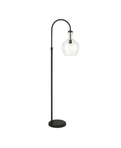 Hudson & Canal Verona Arc Floor Lamp In Black