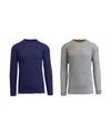 Galaxy By Harvic Men's Waffle Knit Thermal Shirt, Pack Of 2 In Multi11