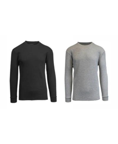 GALAXY BY HARVIC MEN'S WAFFLE KNIT THERMAL SHIRT, PACK OF 2