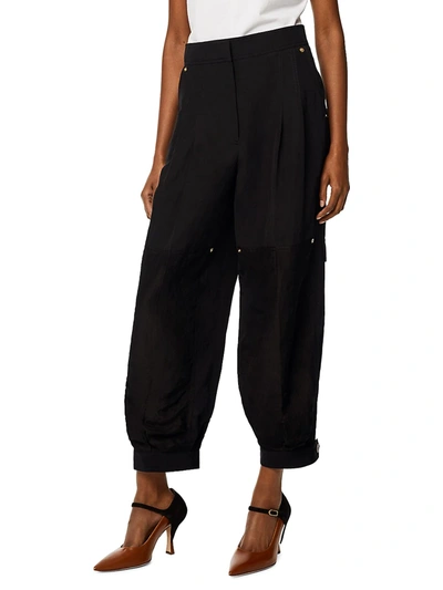 Loewe Cropped Balloon Trousers In Black