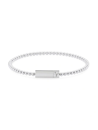 Le Gramme Men's 11g Polished Sterling Silver Beads Bracelet