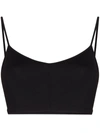 Live The Process Corset Stretch-supplex Sports Bra In Black