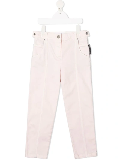 Givenchy Kids' Logo Print Jeans In Pink