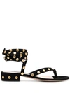 GIANVITO ROSSI STUDDED SANDALS