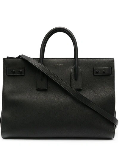 Saint Laurent Shopping Tote Bag In Black