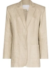Remain Birger Christensen Helen Single-breasted Blazer In Brown